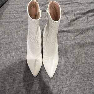 White booties